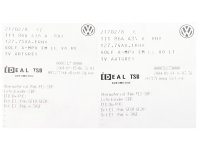 NEU FUSSMATTE FUSSMATTEN FUSSMATTENSATZ GRAU VORNE VORN ORIGINAL VW 