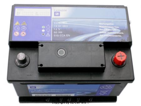 ORIGINAL OPEL Starterbatterie Autobatterie Batterie 1201003 12V 60Ah 